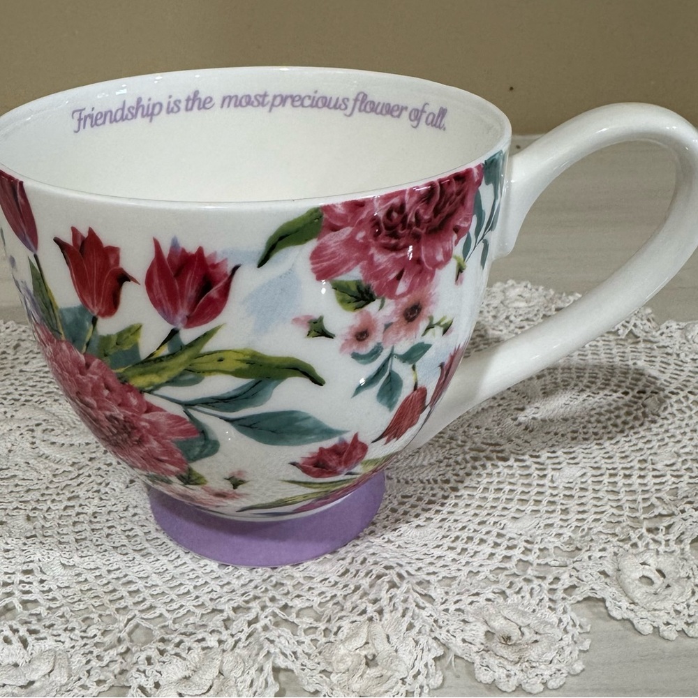 Portobello Floral Coffee Mug Friendship